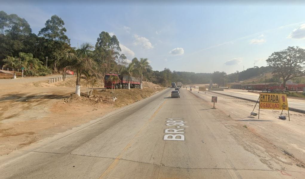 Dnit libera tráfego em pista na BR-381, na altura de Bom Jesus do Amparo