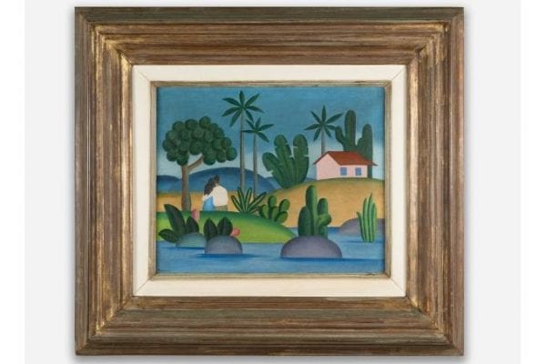 Tarsila do Amaral tem obra leiloada em feira