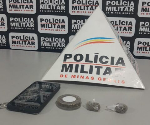 Polícia Militar prende em flagrante suspeito de traficar drogas em Bela Vista de Minas
