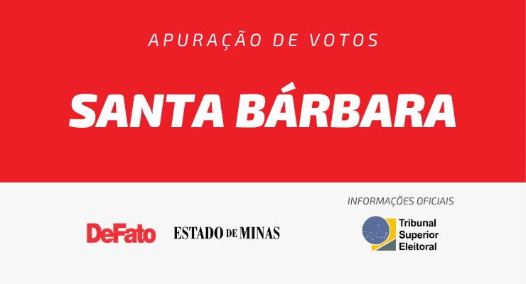 Confira a apuração de votos em Santa Bárbara