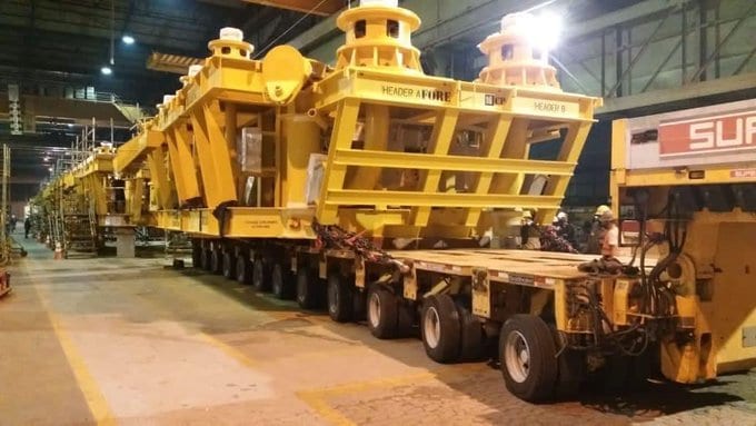 Transporte de carga gigante pela BR-381 é cancelado