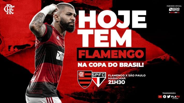 Flamengo x São Paulo pela Copa do Brasil! Saiba onde assistir ao vivo