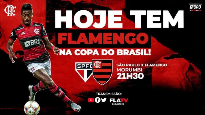 São Paulo x Flamengo pela Copa do Brasil! Saiba onde assistir ao vivo