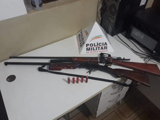 pm-apreende-duas-espingardas-na-zona-rural-de-ferros