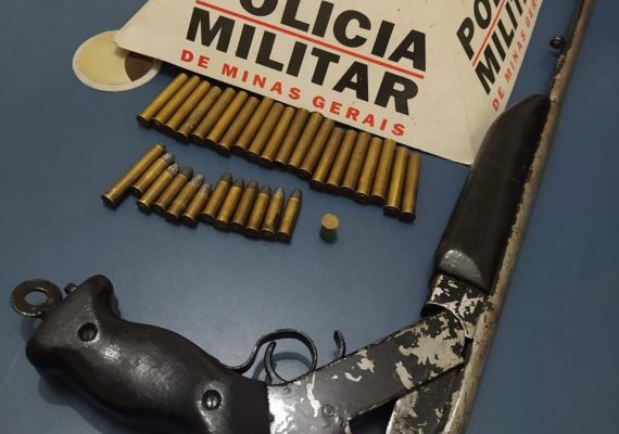Discussão de bar em Bela Vista de Minas termina com dois presos e arma apreendida