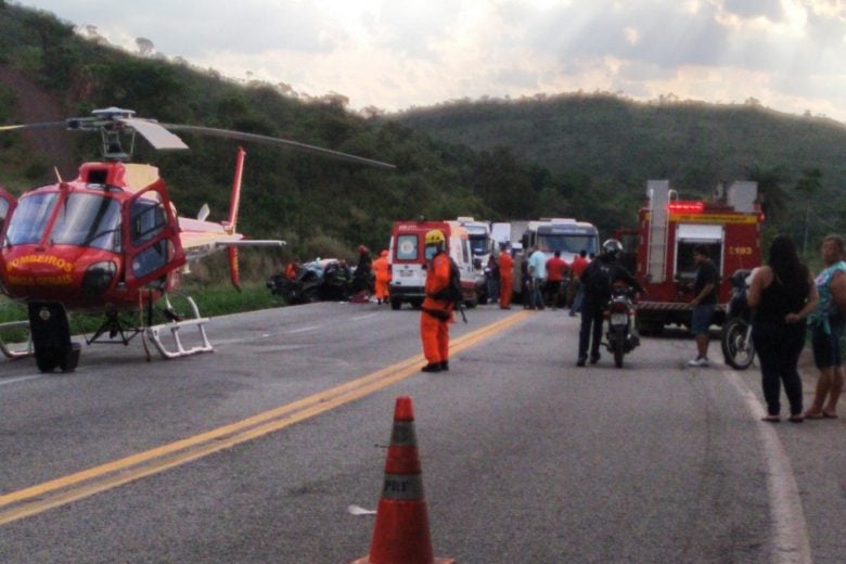 Uma pessoa morre e outras duas ficam feridas em acidente na BR-381