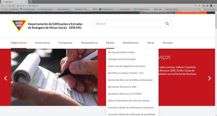 DER-MG prorroga prazo para indicação de condutor infrator e defesa prévia