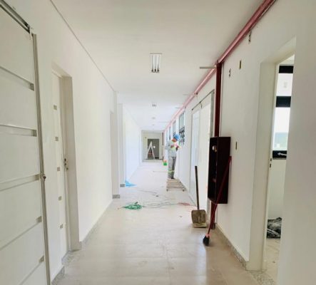 Obras de construção do hospital de Conceição do mato Dentro