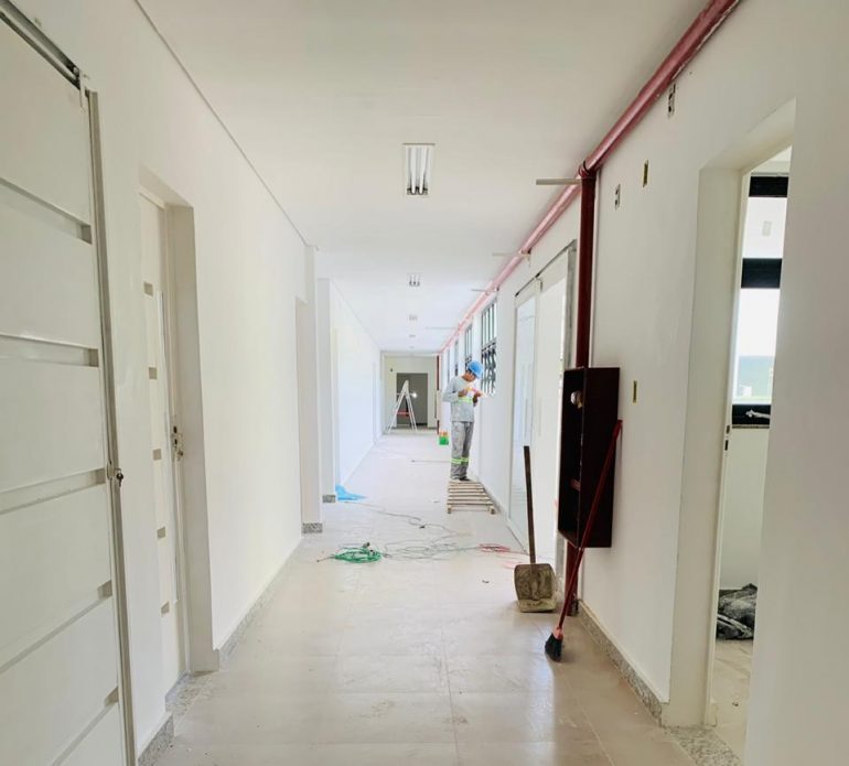 Obras do hospital de Conceição do Mato Dentro avançam