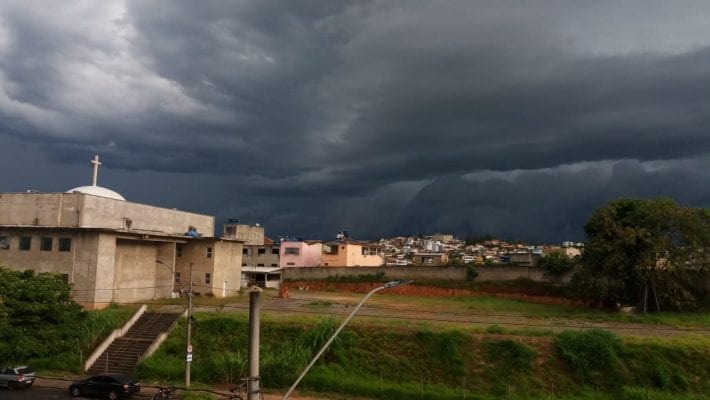 Sudeste começa 2021 com frente fria e temporais, isso inclui Itabira