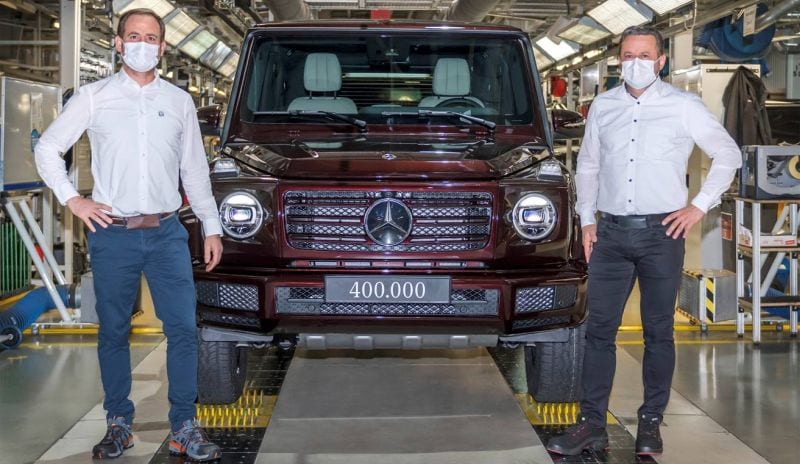 Mercedes-Benz Classe G atinge a marca de 400 mil unidades produzidas