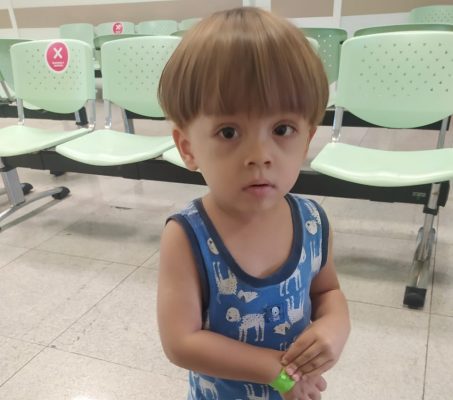 Campanha "Cure o Kaleb" mobiliza doações para criança de dois anos conseguir medula óssea
