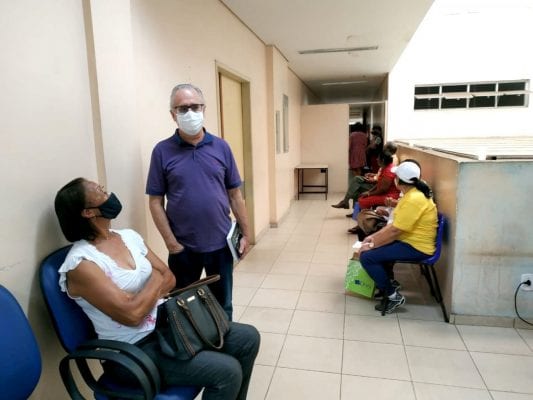 Dr. Laércio Ribeiro visita setores da saúde em Monlevade