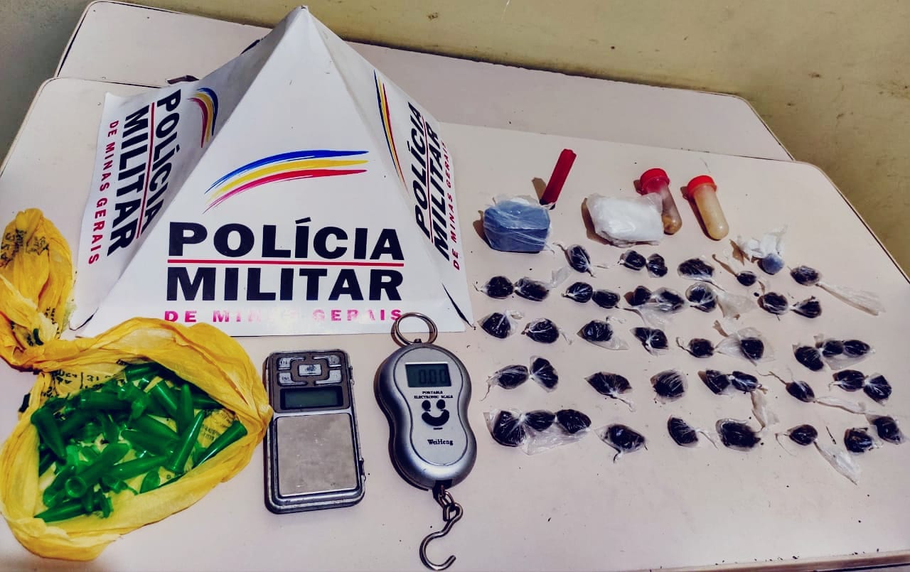 PM descobre esquema de tráfico e apreende grande quantidade de drogas