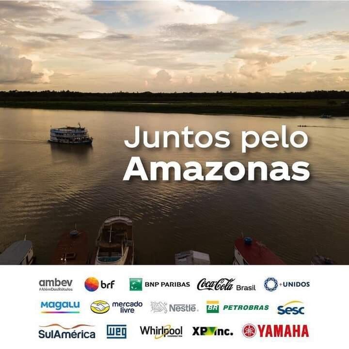 Empresas se unem em ação solidária para ajudar o Amazonas
