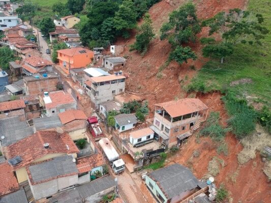 Santa Maria de Itabira tem 394 desalojados e 100 desabrigados