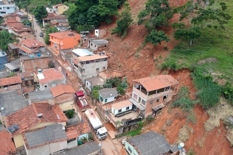 Santa Maria de Itabira tem 394 desalojados e 100 desabrigados