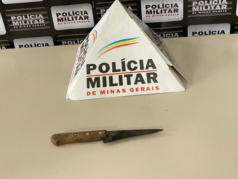 Mulher tenta matar vítima a facadas e acaba presa em Bela Vista de Minas