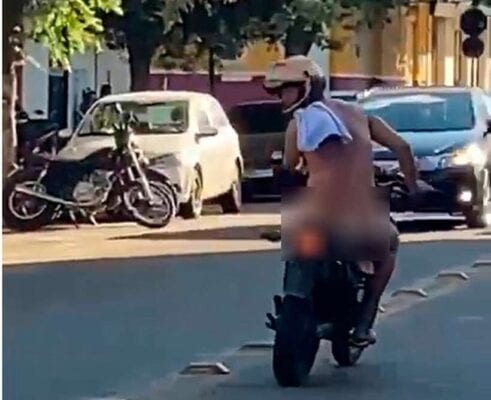 motoqueiro peladão