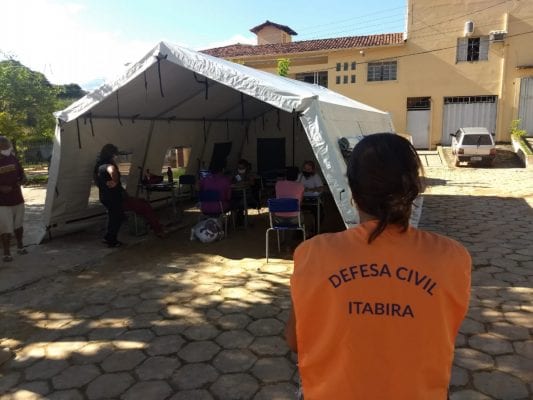 Itabira disponibiliza estrutura de apoio à moradores de Santa Maria