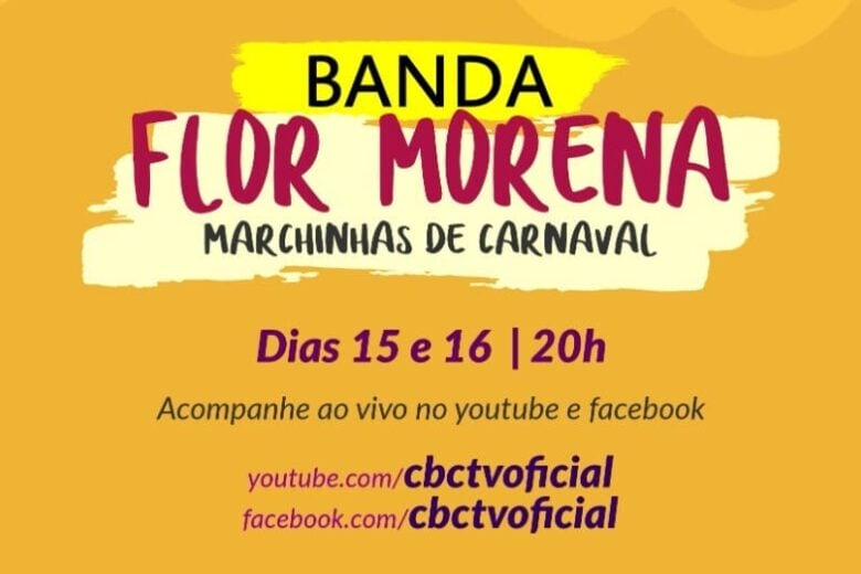 Live de Carnaval: banda Flor Morena é a atração da noite em Itabira