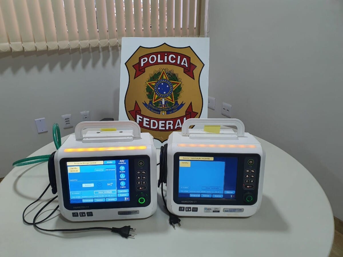 Polícia Federal recupera respiradores furtados da Santa Casa