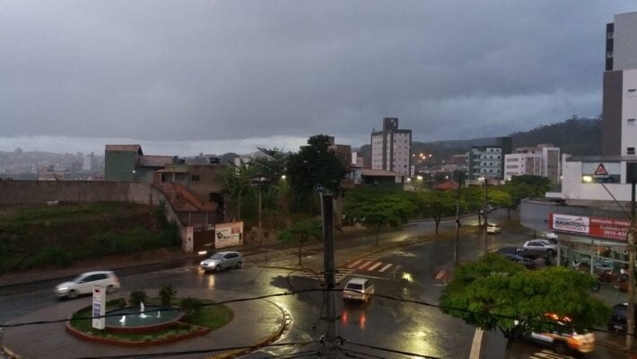Chuva à vista: frente fria chega a Itabira no fim de semana