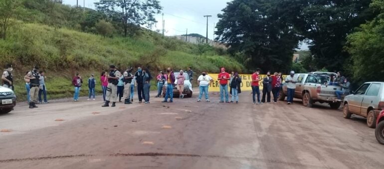 Após protesto de moradores, Vale se defende e cita ações realizadas em Barão de Cocais