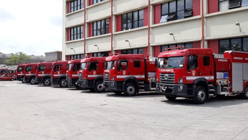 Caminhões VW Constellation reforçam frota do Corpo de Bombeiros de São Paulo