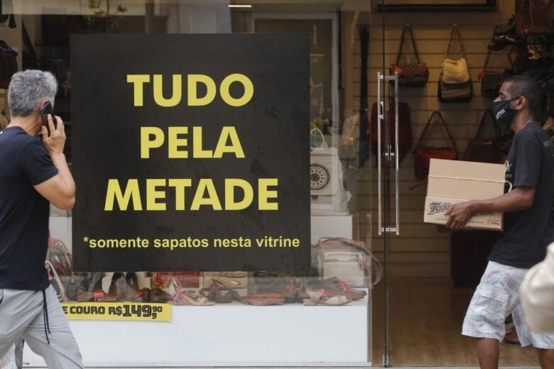 Confiança dos empresários do comércio cai 1,5%