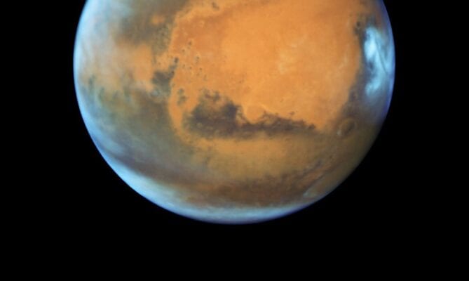 marte água