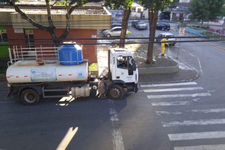 DAE faz desinfecção de prédios públicos em João Monlevade