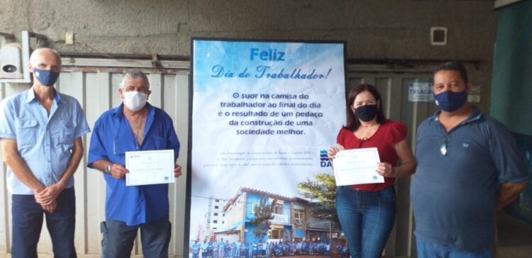 Servidores do DAE são homenageados em virtude do Dia do Trabalhador