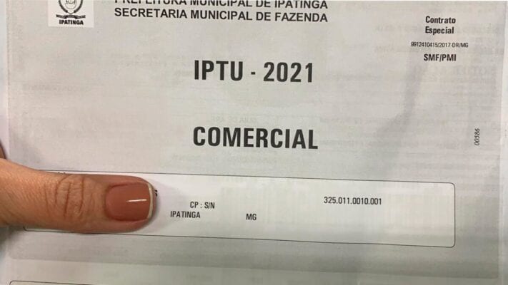 Comerciantes de Ipatinga terão mais tempo para pagar o IPTU 2021