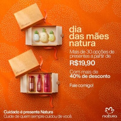 Dia das Mães: os melhores presentes, a partir de R$ 19,90 na Natura Itabira; veja opções