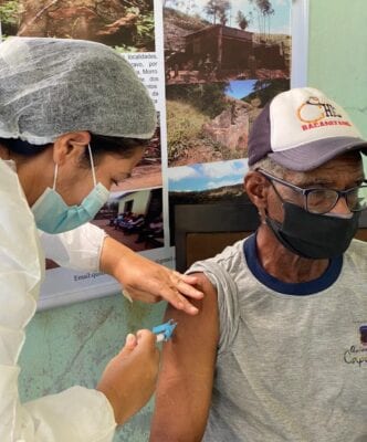 Vacinação chega a quilombolas em Itabira