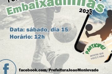 Campeonato Monlevadense de Embaixadinhas será neste sábado e terá transmissão online