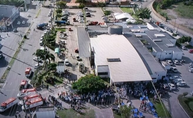Incêndio toma conta de ala Covid em hospital de Aracaju; quatro morrem