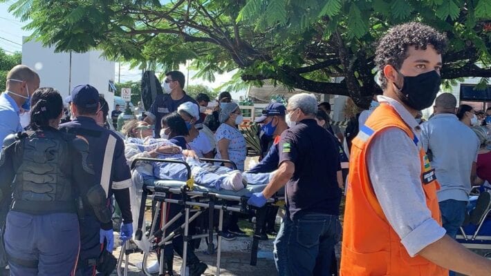 Incêndio toma conta de ala Covid em hospital de Aracaju; quatro morrem