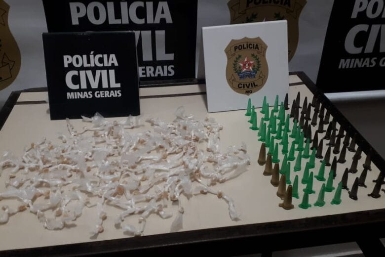 Homem é detido pela Polícia Civil com grande quantidade de drogas em Itabira