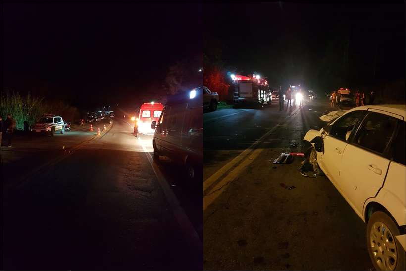 Carro atinge três motos em rodovia e mata duas pessoas