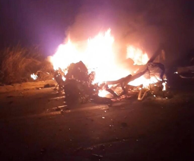 Grave acidente na BR-381 deixa duas pessoas mortas