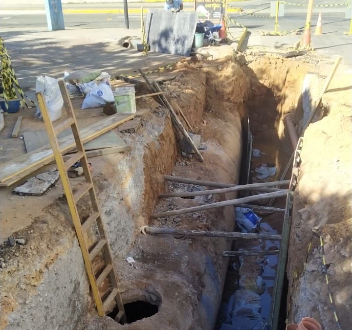Atenção: rua Duque de Caxias é interditada para obras em rede pluvial em Monlevade