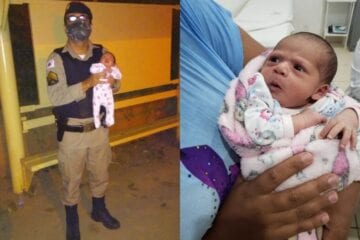 Policiais militares de Nova Era salvam vida de bebê de 12 dias