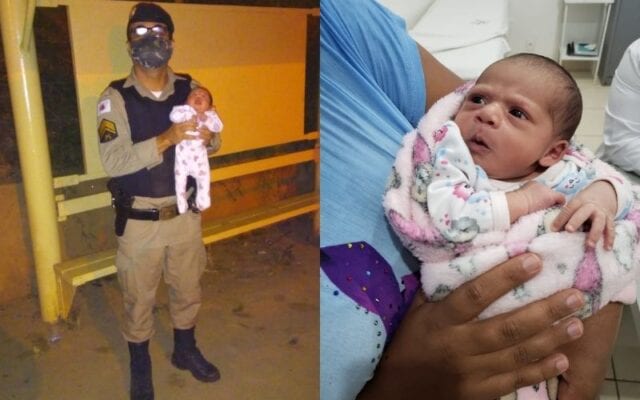 Policiais militares de Nova Era salvam vida de bebê de 13 dias