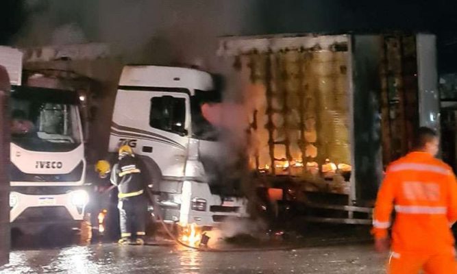 Caminhoneiro morre em incêndio em posto