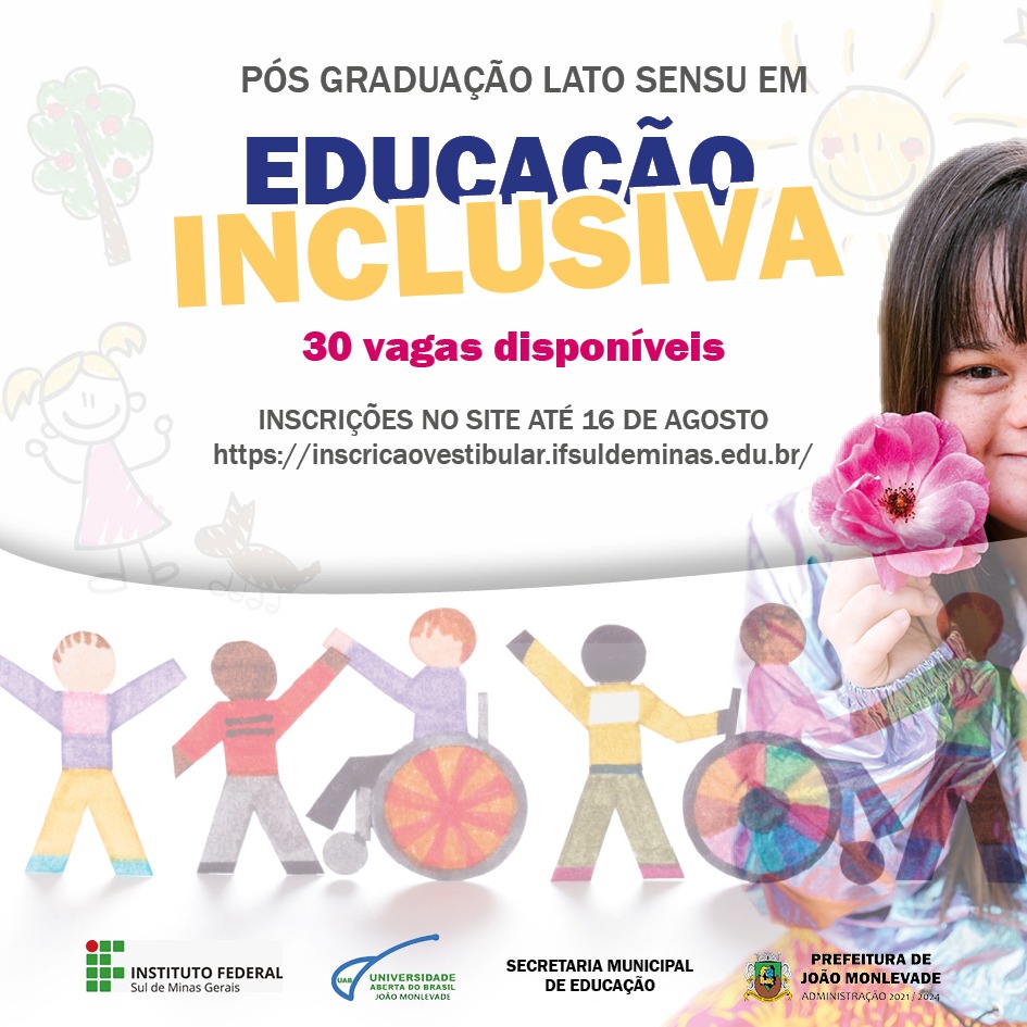 Universidade Aberta do Brasil oferta 30 vagas para especialização em Educação Inclusiva