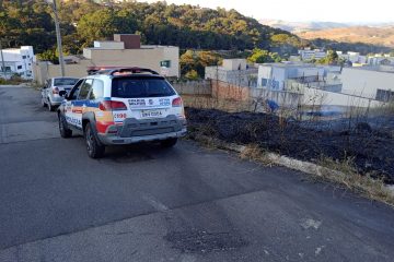 Homem é preso após atear fogo em lote no Belvedere