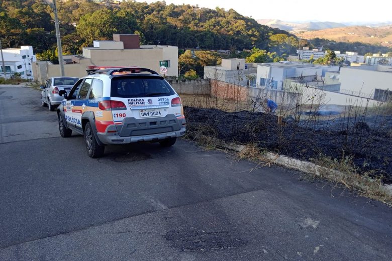 Homem é preso após atear fogo em lote no Belvedere