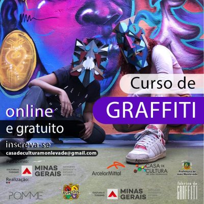 Começa hoje o curso gratuito de grafite em Monlevade; saiba como participar